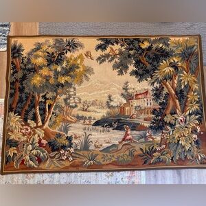 Paysage du Lauragais French Wool Tapestry (VERY RARE)
